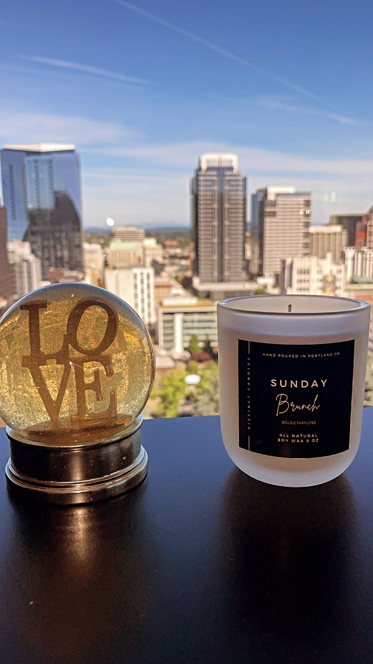 Sunday Brunch in Frosted Sonoma Jar Fragrance notes of Citrus Watermelon Lemon