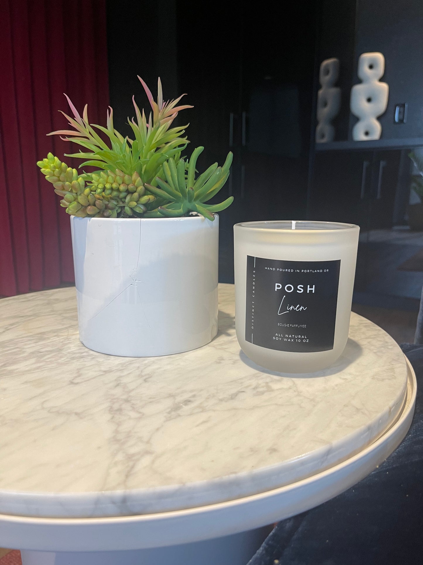 Posh Linen in Sonoma Jar Fragrance notes of Fresh Linen/Azure Coast